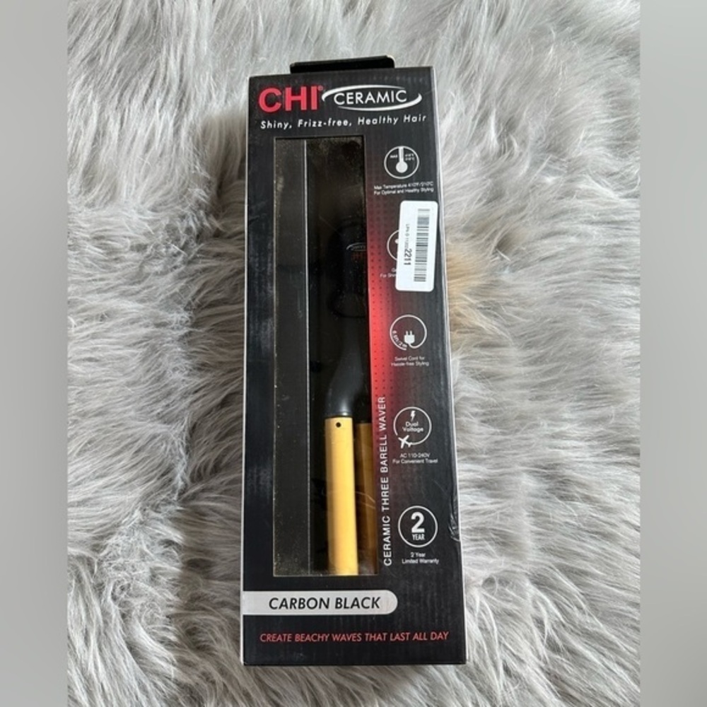 CHI Ceramic 3 Barrel Waver NIB